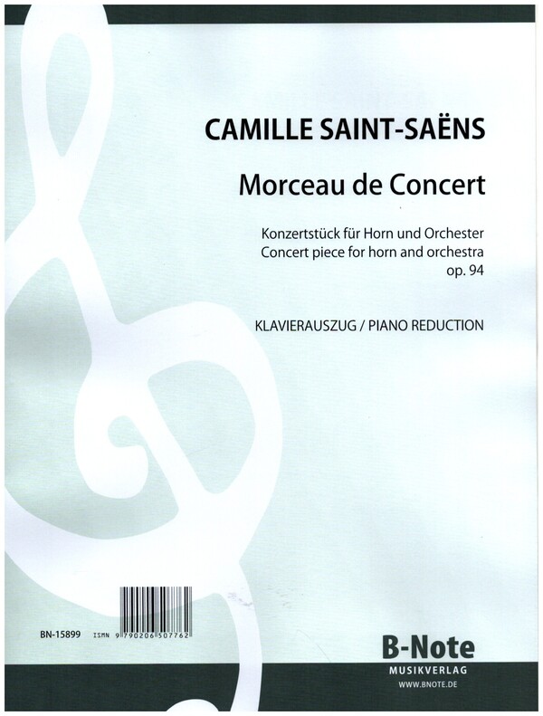 Morceau de Concert op.94 für Horn und Orchester&nbsp;&nbsp;für Horn (Waldhorn) und Klavier&nbsp;&nbsp;