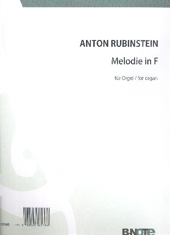 Melodie in F op.3,1  für Orgel  