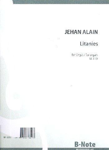 Litanies JA119  für Orgel  