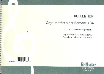 Orgelraritäten der Romantik Band 34 - Skandinavien Band 1&nbsp;&nbsp;für Orgel&nbsp;&nbsp;