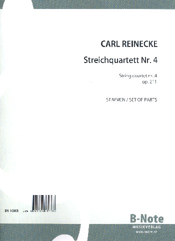 Streichquartett Nr.4 op.211&nbsp;&nbsp;für 2 Violinen, Viola und Violoncello&nbsp;&nbsp;Stimmen