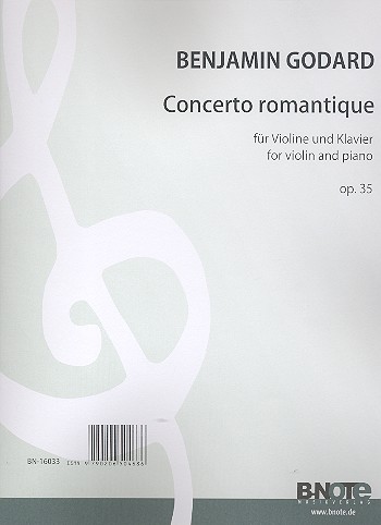 Concerto romantique op. 35 für Violine und Orchester  für Violine und Klavier  