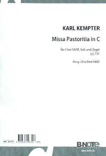Missa pastoritia C-Dur op.114&nbsp;&nbsp;für Soli, gem Chor und Orgel&nbsp;&nbsp;Partitur