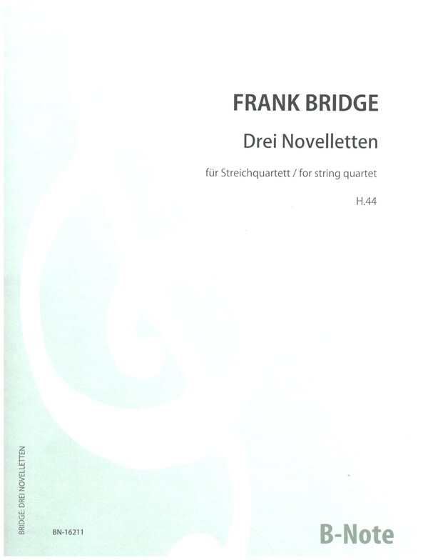 3 Novelletten H.44  für Streichquartett  Partitur und Stimmen