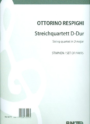 Streichquartett D-Dur&nbsp;&nbsp;&nbsp;&nbsp;Stimmen