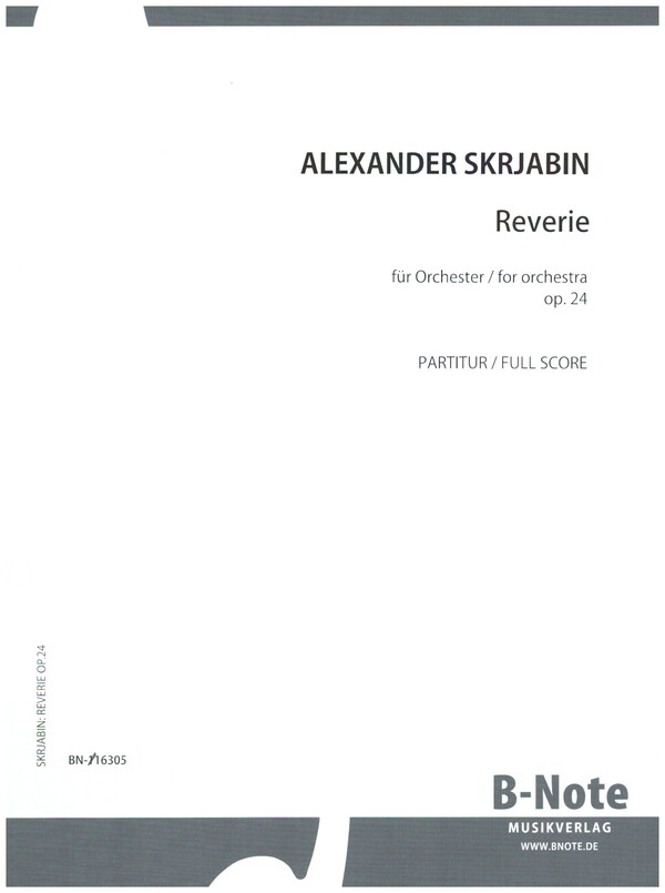 Reverie op.24  für Orchester  Partitur