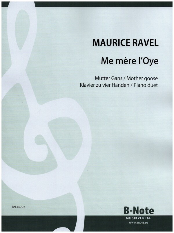 Ma mère l'oye&nbsp;&nbsp;für Klavier zu vier Händen&nbsp;&nbsp;