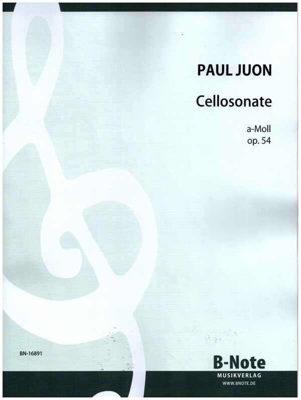 Cellosonate a-Moll op.54  für Violoncello und Klavier  