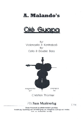 Ole Guapa für Violoncello und  Kontrabass  