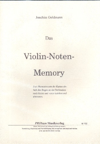 Das Bass-Noten- und Violin-Schlüssel-Memory (Set)    