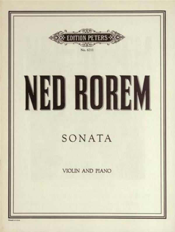 Sonata   for violin and piano   