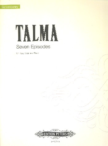 7 Episodes&nbsp;&nbsp;für Flöte, Viola und Klavier&nbsp;&nbsp;Partitur,  Archivkopie