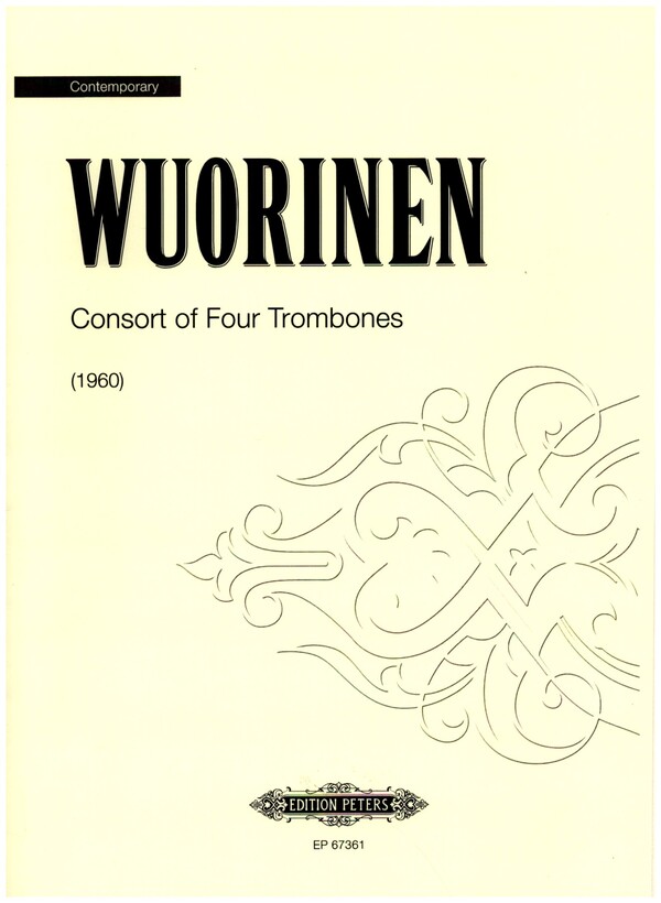 Consort of Four Trombones&nbsp;&nbsp;for 4 trombones&nbsp;&nbsp;score and parts