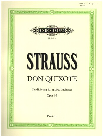 Don Quixote op.35&nbsp;&nbsp;für Orchester&nbsp;&nbsp;Partitur