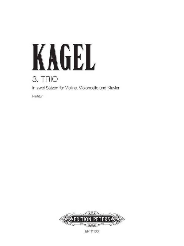 Trio Nr.3&nbsp;&nbsp;für Violine, Violoncello und Klavier&nbsp;&nbsp;Stimmen