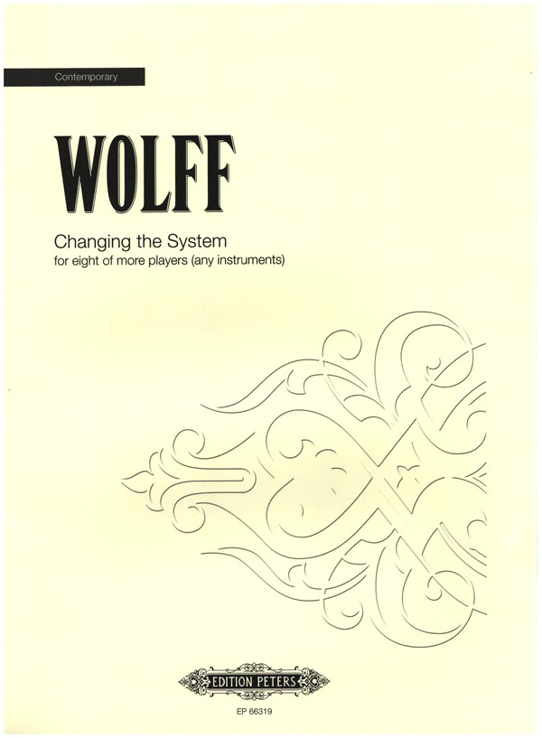 Changing the System&nbsp;&nbsp;for 8-x players (any instruments)&nbsp;&nbsp;score, Grossformat