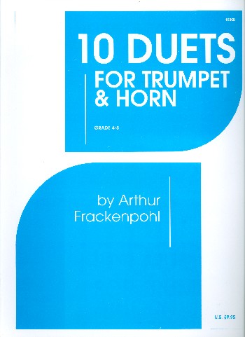 10 Duets  for trumpet and horn  score