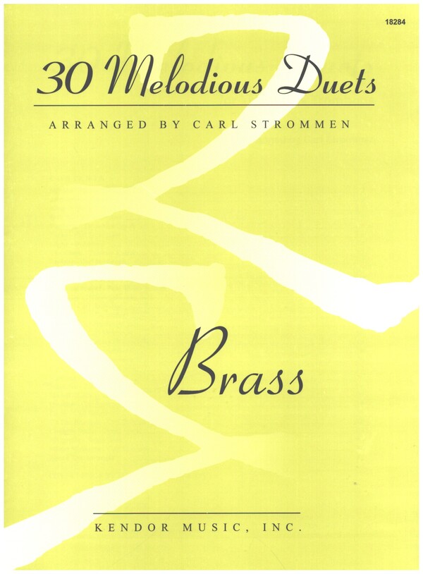 30 Melodious Duets  for trumpet and trombone  score