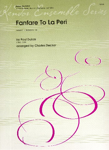 Fanfare to La Peri  for 2 trumpets, horn in F, trombone and tuba  score and parts