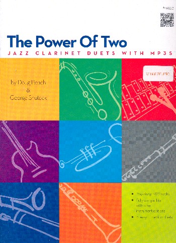 The Power of two (+MP3)&nbsp;&nbsp;for 2 clarinets&nbsp;&nbsp;score