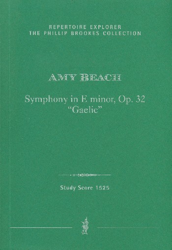 Symphony in E minor op.32 'Gaelic'  for orchestra  study score