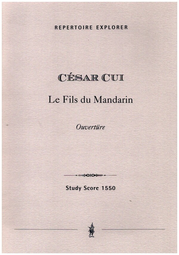Le Fils du Mandarin (Overture)  for orchestra  study score
