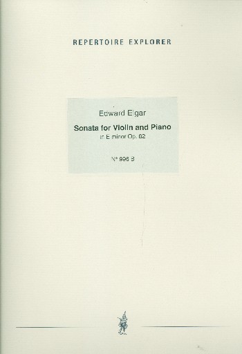 Sonate e-Moll op.82&nbsp;&nbsp;für Violine und Klavier&nbsp;&nbsp;