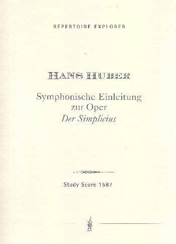 Symphonische Einleitung zur Oper Der Simplicius  für Orchester  Studienpartitur
