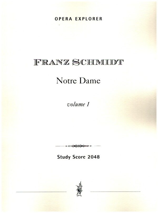 Notre Dame  Opera  study score, 2 volumes with libretto