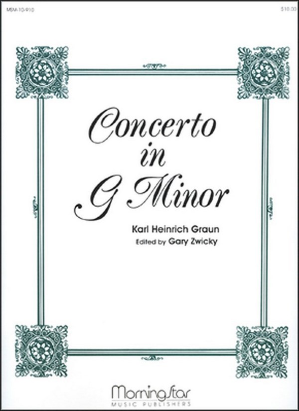Concerto in G Minor&nbsp;&nbsp;Organ&nbsp;&nbsp;