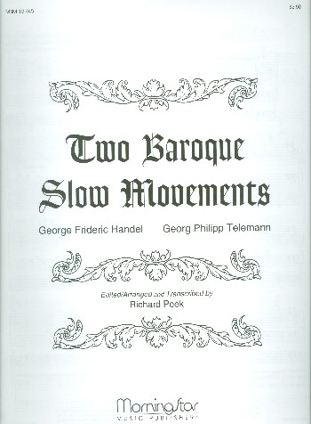 2 baroqque slow Movements  for organ  