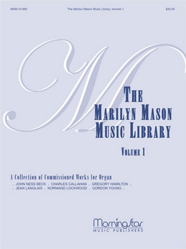 Marilyn Mason&nbsp;&nbsp;The Marilyn Mason Music Library, Volume 1&nbsp;&nbsp;Organ