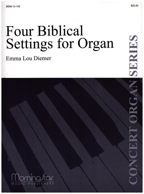 4 Biblical Settings  for organ  