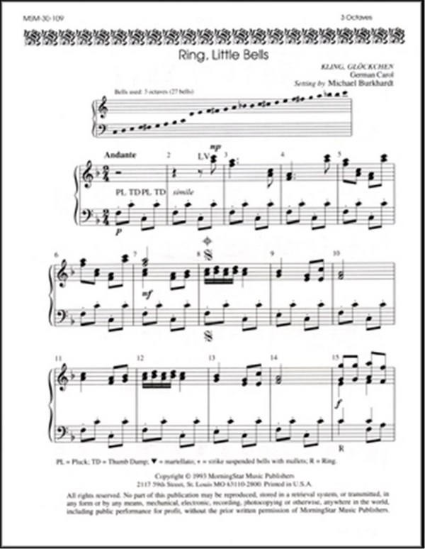 Michael Burkhardt&nbsp;&nbsp;Ring, Little Bells&nbsp;&nbsp;Handbells