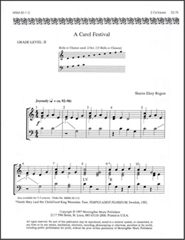 Sharon Elery Rogers&nbsp;&nbsp;A Carol Festival&nbsp;&nbsp;Handbells