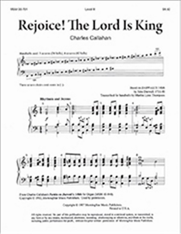 Martha Lynn Thompson_Charles Callahan&nbsp;&nbsp;Rejoice, the Lord Is King&nbsp;&nbsp;Handbells