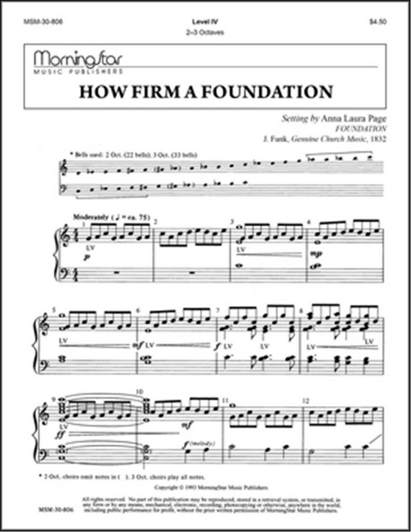 Anna Laura Page&nbsp;&nbsp;How Firm a Foundation&nbsp;&nbsp;Handbells