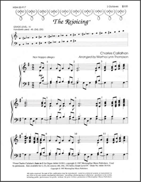 Martha Lynn Thompson_Charles Callahan&nbsp;&nbsp;The Rejoicing&nbsp;&nbsp;Handbells