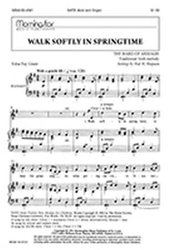 Hal H. Hopson&nbsp;&nbsp;Walk Softly in Springtime&nbsp;&nbsp;Two-Part Mixed Voices, Keyboard