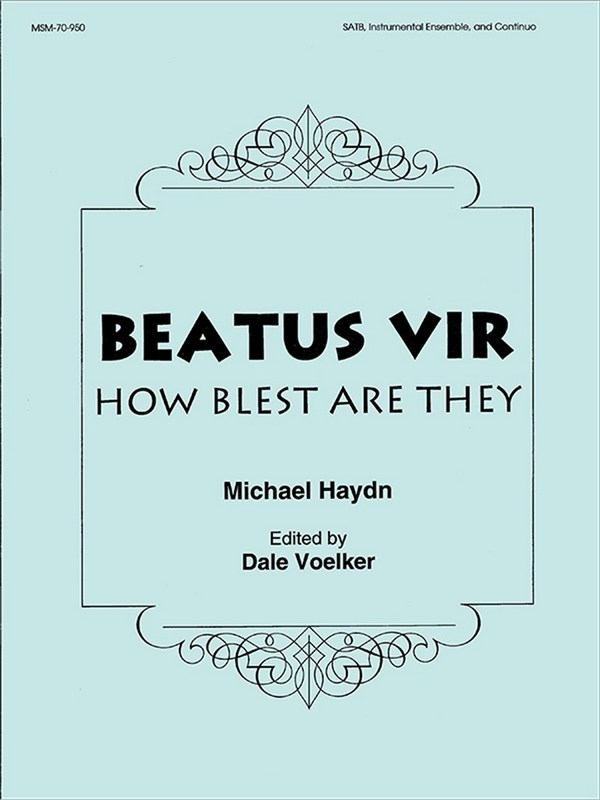 Dale Voelker&nbsp;&nbsp;Beatus Vir&nbsp;&nbsp;SATB, Congregation, Chamber Ensemble (Partitur)