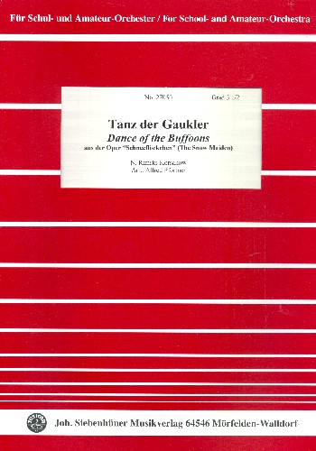 Tanz der Gaukler&nbsp;&nbsp;für Orchester (Schulorchester)&nbsp;&nbsp;Partitur und Stimmen (Streicher 4-4-2--2-3-2)
