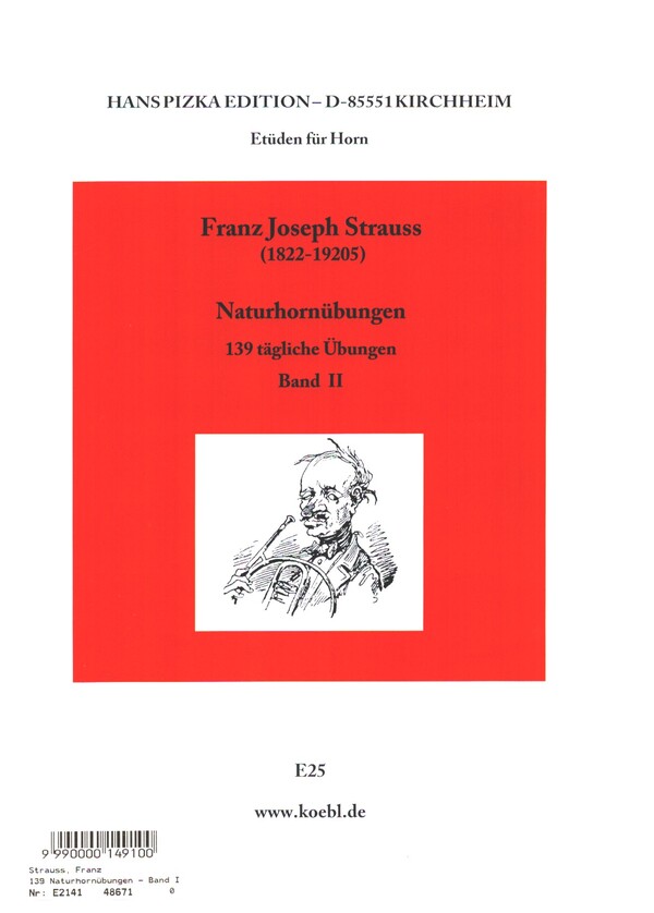 Übungen f.Naturhornübungen Band 2 - 139 tägliche Übungen&nbsp;&nbsp;&nbsp;&nbsp;