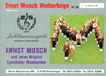 Ernst Mosch Welterfolge Band 25  für Blasorchester  Horn 2 in Es