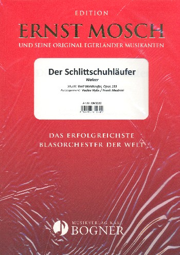Die Schlittschuhläufer op.183  für Blasorchester  Direktion und Stimmen