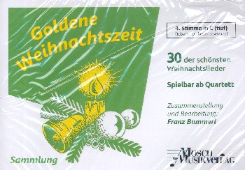 Goldene Weihnachtszeit&nbsp;&nbsp;für Blasorchester&nbsp;&nbsp;4. Stimme C tief (Tuba bei Orchesterbesetzung)