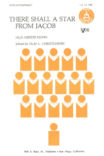 There shall a Star From Jacob&nbsp;&nbsp;for mixed chorus and organ&nbsp;&nbsp;score