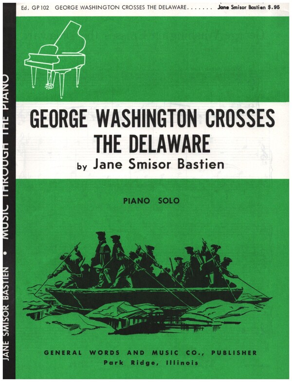 George Washington crosses the Delaware  for piano solo  