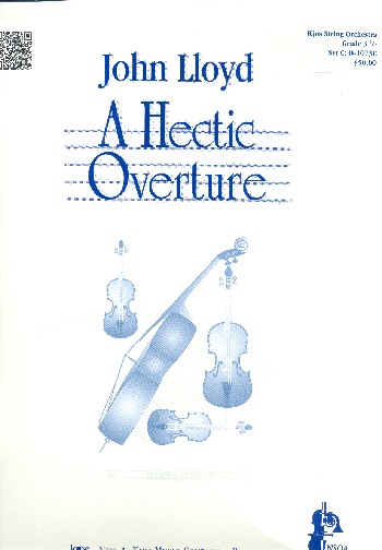 A Hectic Overture  for string orchestra  score and parts