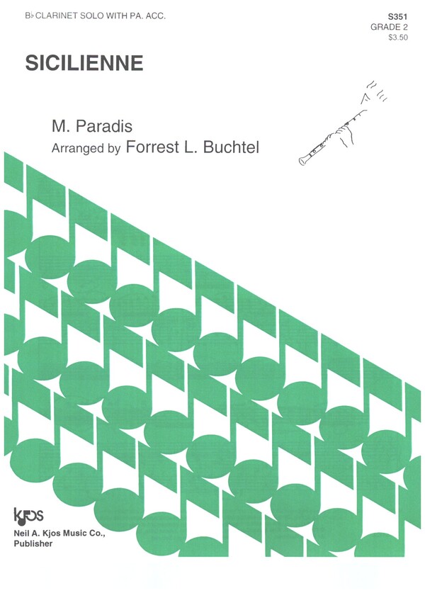 Sicilienne  for clarinet and piano  