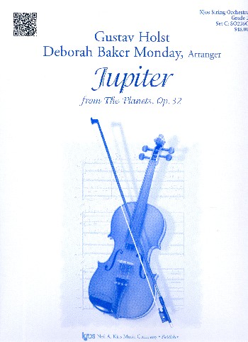 Jupiter op.32&nbsp;&nbsp;for string orchestra&nbsp;&nbsp;score and parts (8-8-5--5-5-5)